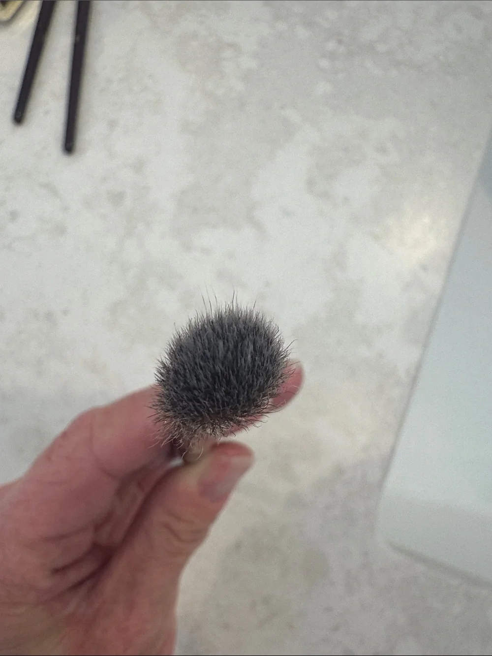 BK Beauty Brush 206 - Deep Burgundy Handle